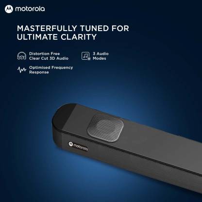 MOTOROLA AmphisoundX with 2.2 Channel 100 W Bluetooth Soundbar