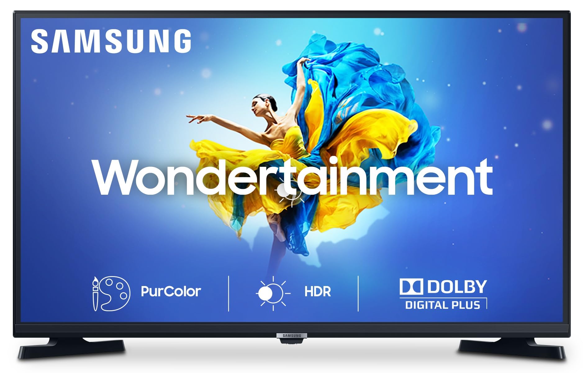 Samsung 80 cm (32 इंच) Wondertainment Series HD रेडी LED स्मार्ट TV  UA32T4340BKXXL (ग्लॉसी काला)