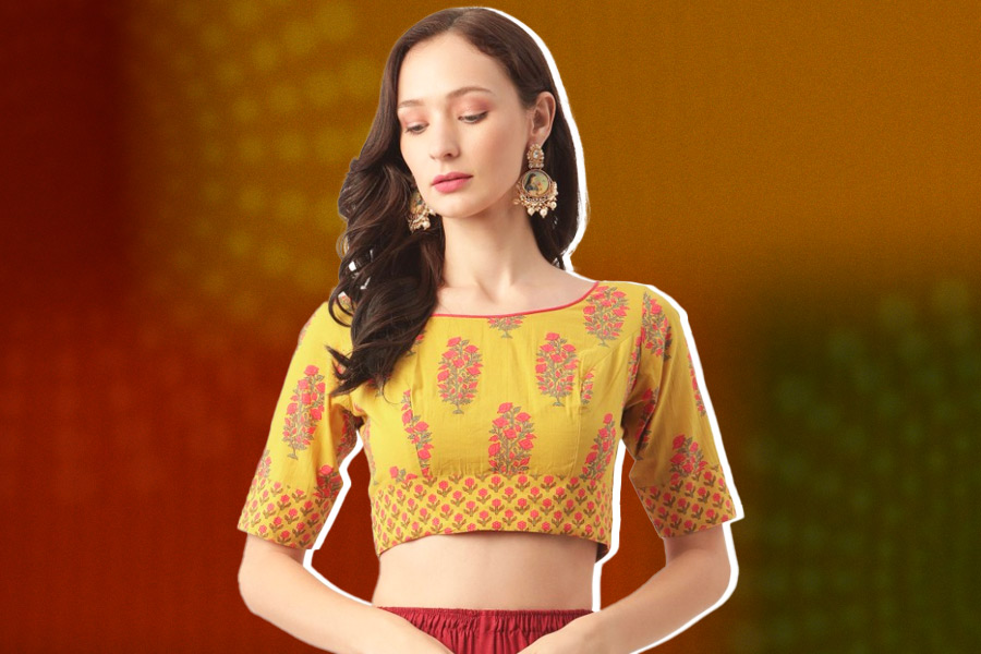 Round design blouse
