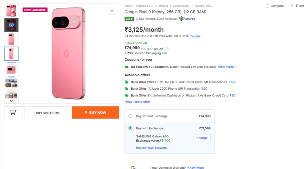 Google Pixel 9 Discount Offers