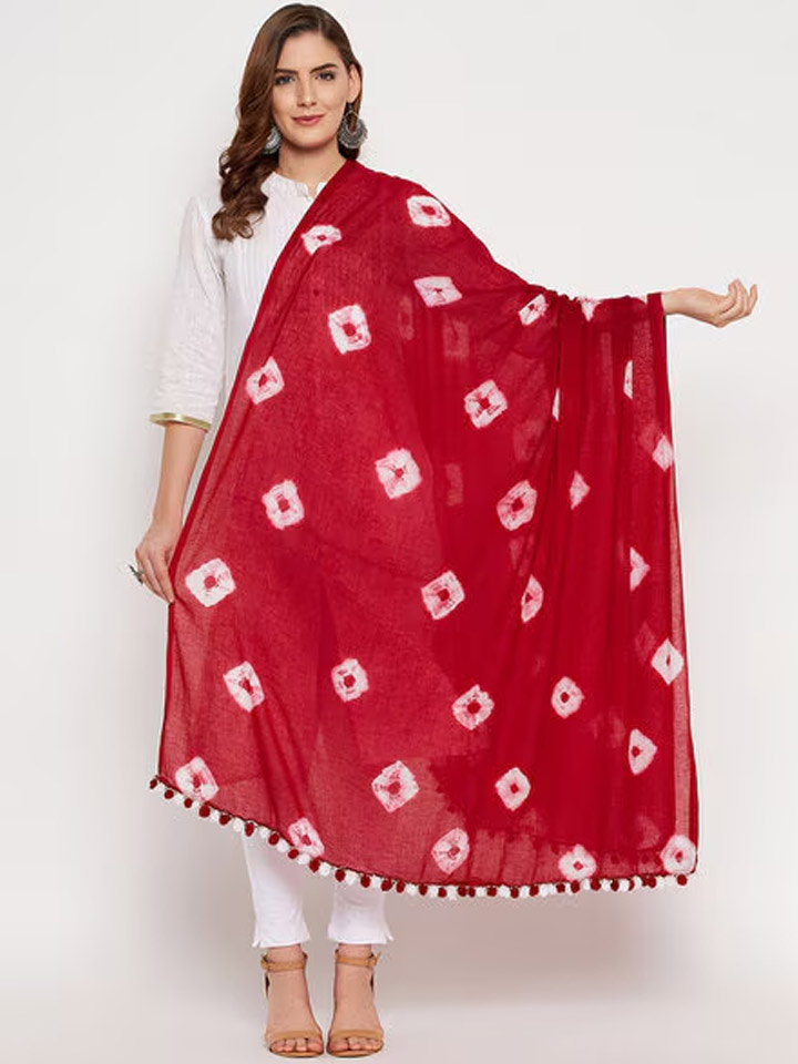 chundri print dupatta
