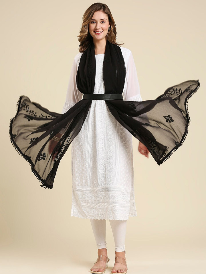 net dupatta
