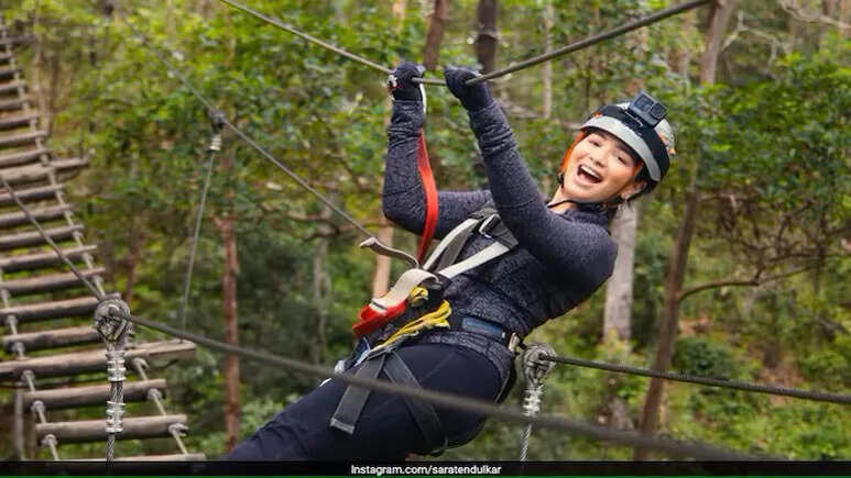 सारा तेंदुलकर का ऑल-ब्लैक दुबई लुक, Pilates से Party तक... सारा तेंदुलकर ऐसे बिता रही है वेकेशन
