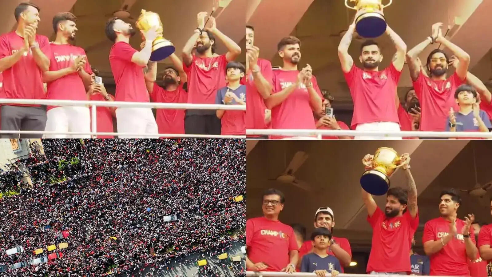 स्टेडियम में बारिश में भी पहुंची भयंकर भीड़, फिर भी नाचते झूमते रहे फैंस, RCB के लिए नहीं देख होगी कभी ऐसी दीवानगी
