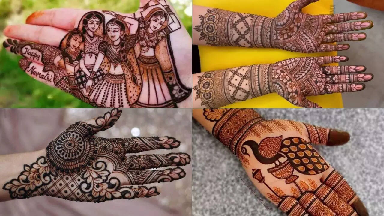 Navratri Mehndi Designs: नवरात्रि के पहले दिन हथेली पर रचाएं इतनी खूबसूरत  मेहंदी, मिलेगा माता का आशीर्वाद तो बनेगी हर बिगड़ी बात