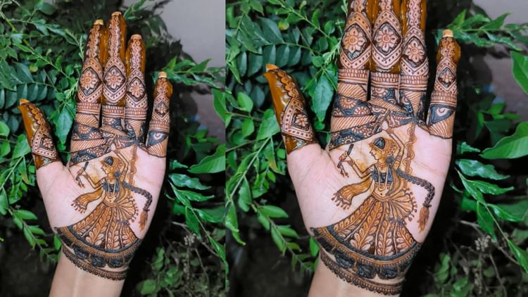 Shardiya Navratri 2025 Mehndi Design For Navratri Try Latest Simple Mehndi  Ideas - Amar Ujala Hindi News Live - Trendy Mehndi Design For Navratri:शारदीय  नवरात्रि के लिए मेहंदी की ये डिजाइन अभी