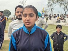 शॉट पुट एथलेटिक गेम्स में जैस्मीन कौर का जलवा, हासिल किया पहला स्थान