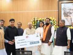 अंडर 19 वर्ल्ड कप के हीरो वैभव सूर्यवंशी को सीएम नीतीश कुमार ने सम्मानित किया, सौंपा 50 लाख रुपए का चेक