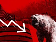 शेयर बाजार में हाहाकार: सेंसेक्स 1100 अंक लुढ़का Nifty भी 300 अंक गिरकर 25,400 पर, IT सेक्टर में भूचाल