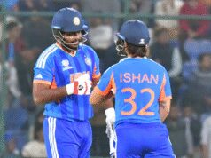 टी20 वर्ल्ड कप: ईशान-पंड्या के तूफानी अर्धशतक, नामीबिया को मिला 210 रन का टारगेट