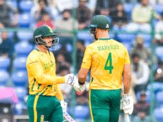 टी20 विश्व कप: दक्षिण अफ्रीका ने यूएई को 40 गेंद पहले 6 विकेट से हराया, कॉर्बिन बॉश रहे प्लेयर ऑफ द मैच