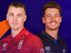 टी20 वर्ल्ड कप: सेमीफाइनल में एंट्री के लिए इंग्लैंड से भिड़ेगी न्यूजीलैंड, पाकिस्तान की भी रहेगी मुकाबले पर नजर