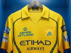 आईपीएल 2026 के लिए सीएसके ने लांच की नई जर्सी