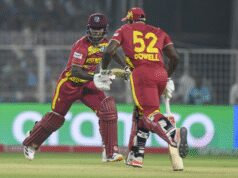 टी20 वर्ल्ड कप: रोस्टन-पॉवेल की धमाकेदार पारियां, सेमीफाइनल के लिए भारत को 196 रनों का लक्ष्य